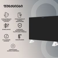 კონვექტორული გამათბობელი - 1500 ვატიანი, შავი NDO-15DW