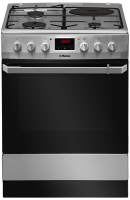 გაზქურა-Hansa FCMX682090 85/60/60, Oven EL Silver, Top 3+1