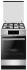 Oven-Hansa FCMXS593633 85/50/60, Oven EL, Silver, Top 4 Gas