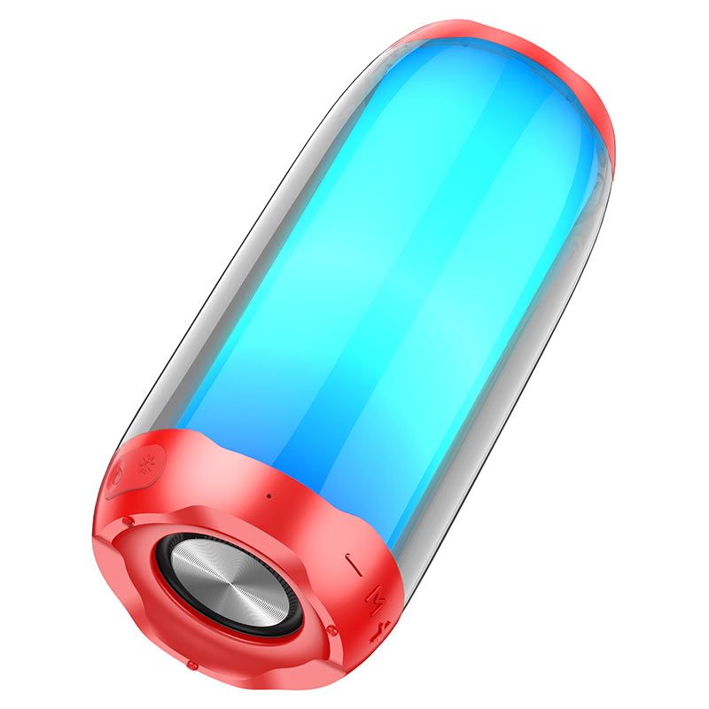 HOCO HC8 Pulsating colorful luminous wireless speaker - Red