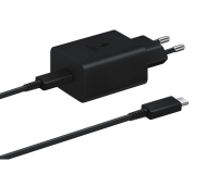 Type- C / Samsung 45W Compact Power Adapter (with C to C Cable) Black (EP-T4510XBEGRU)